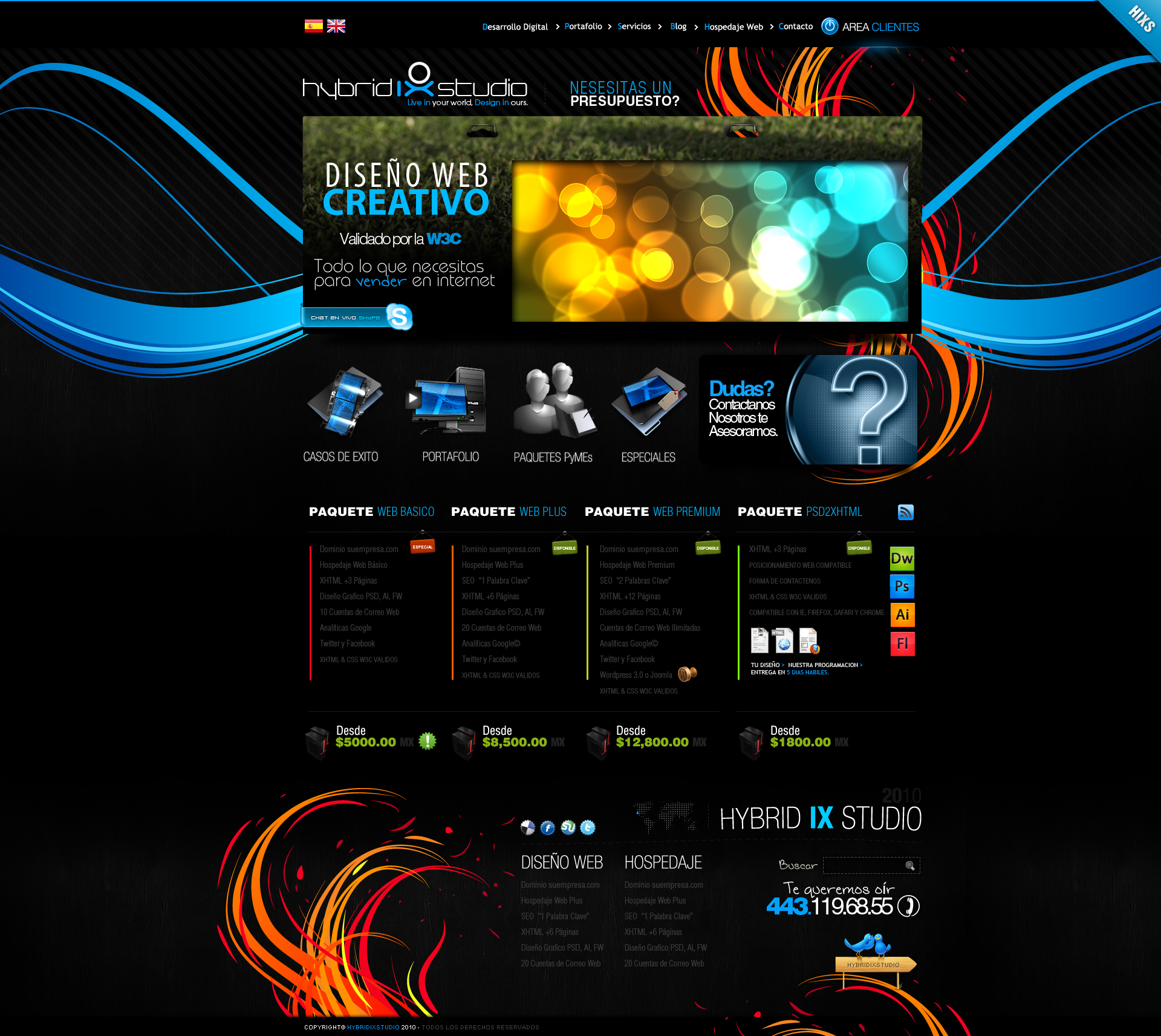 Web Design - Hybrid IX Studio