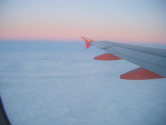 Sunrise, going to Amsterdam