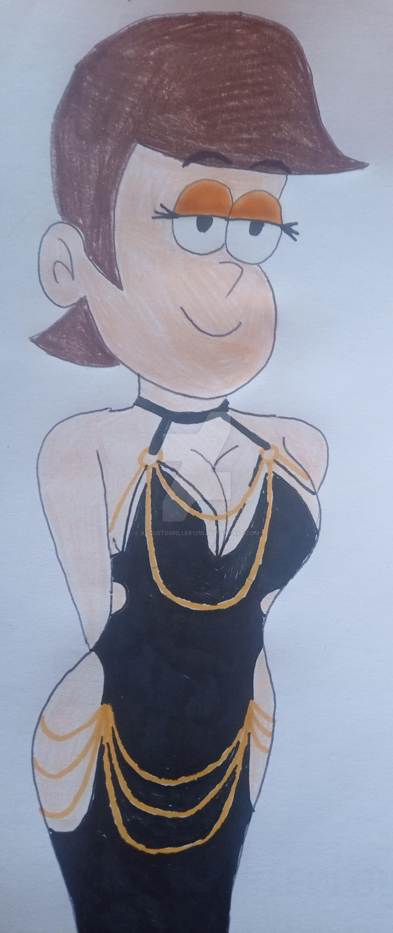 Nighto wearing Modakawa Backless Chain Dress by augustospiller1259 on DeviantArt Nighto wearing Modakawa Backless Chain Dress by augustospiller1259 on DeviantArt