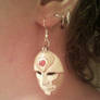 Amon Earrings (wearing)