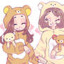 [C] Euna and Janeth as Rilakkuma and Korillakuma!