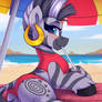 Zecora relax in the beach (YCH)