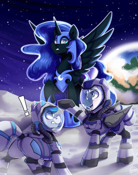 Orion introduces Azure to NightmareMoon (Comm)