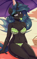 Chrysalis in bikini