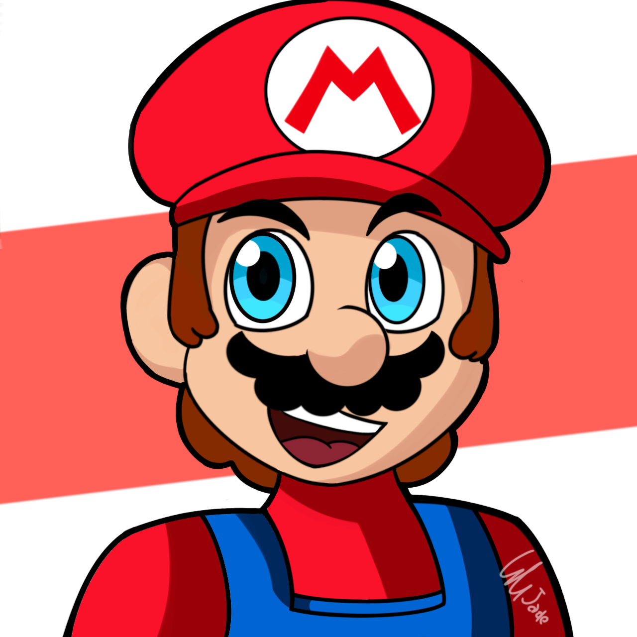 Mario Front Deviantart Mario fanart by GGjade on DeviantArt