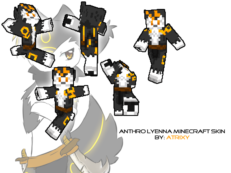 Anthro Lyenna Minecraft Skin By Atrixy On Deviantart