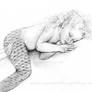 Sleeping Baby Mermaid