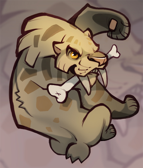 Smilodon Sticker