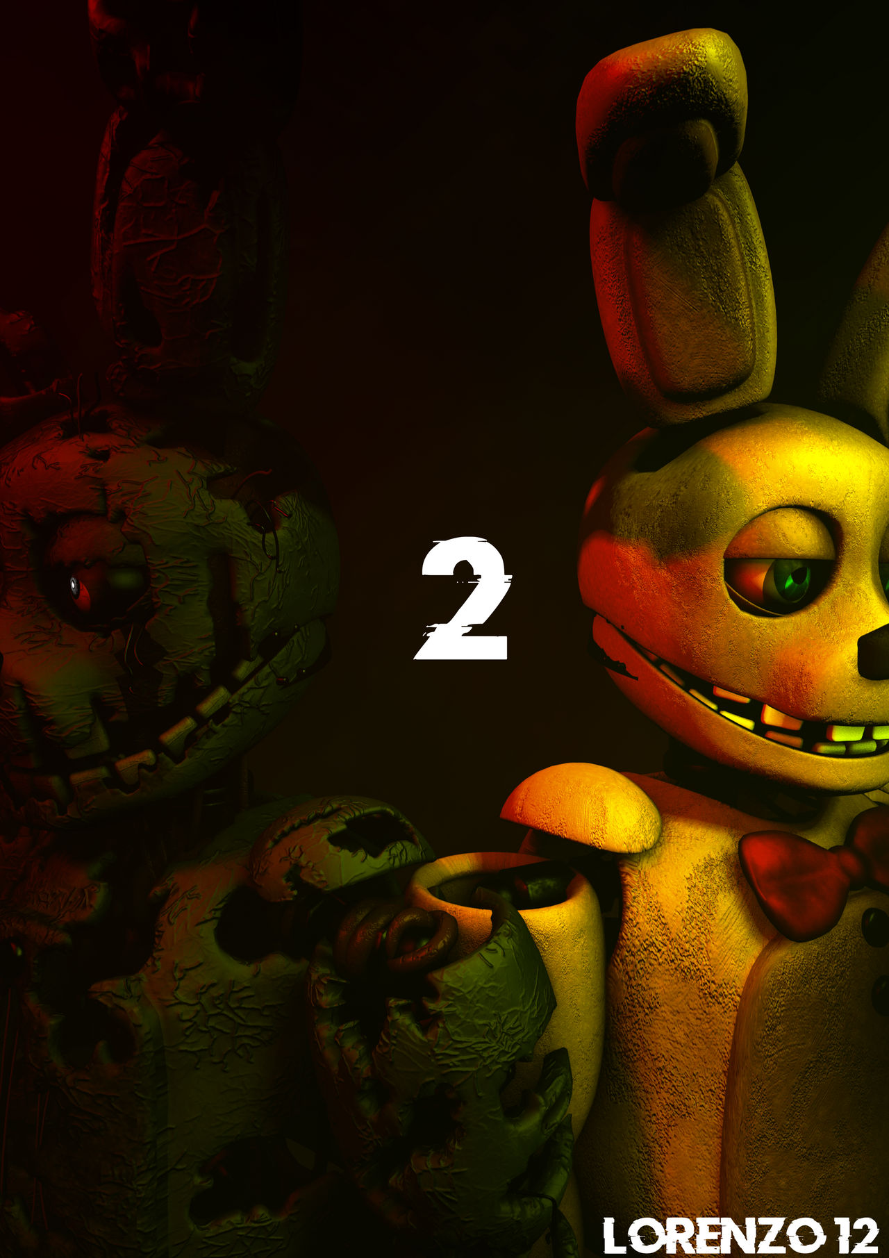 Springtrap and springbonnie by Lorenzo12DV on DeviantArt