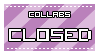 collabs CLOSED stamp