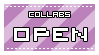 collabs OPEN stamp