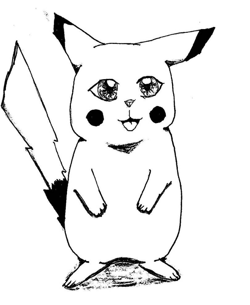 Pikachu Sketch By Cgforever On Deviantart