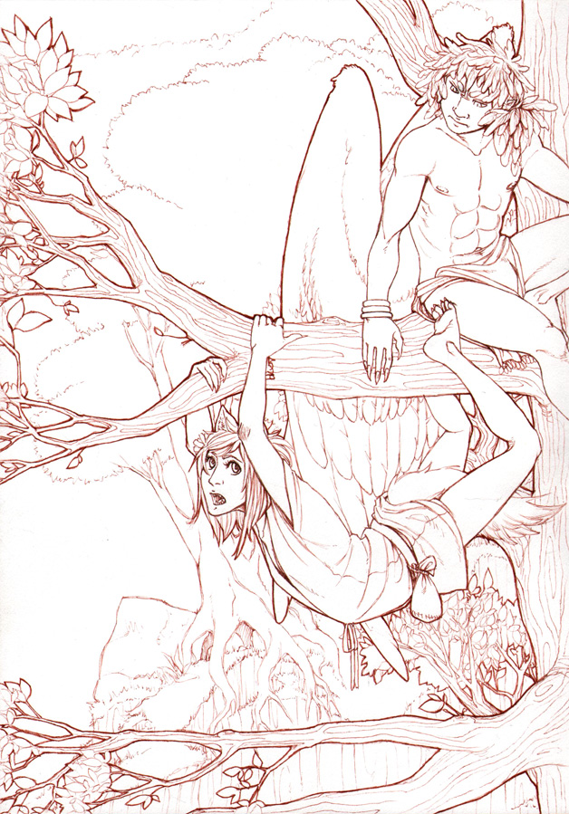 In a tree _lineart_