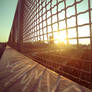 Bridge sunset