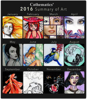 2016 Summary of Art by Cathematics