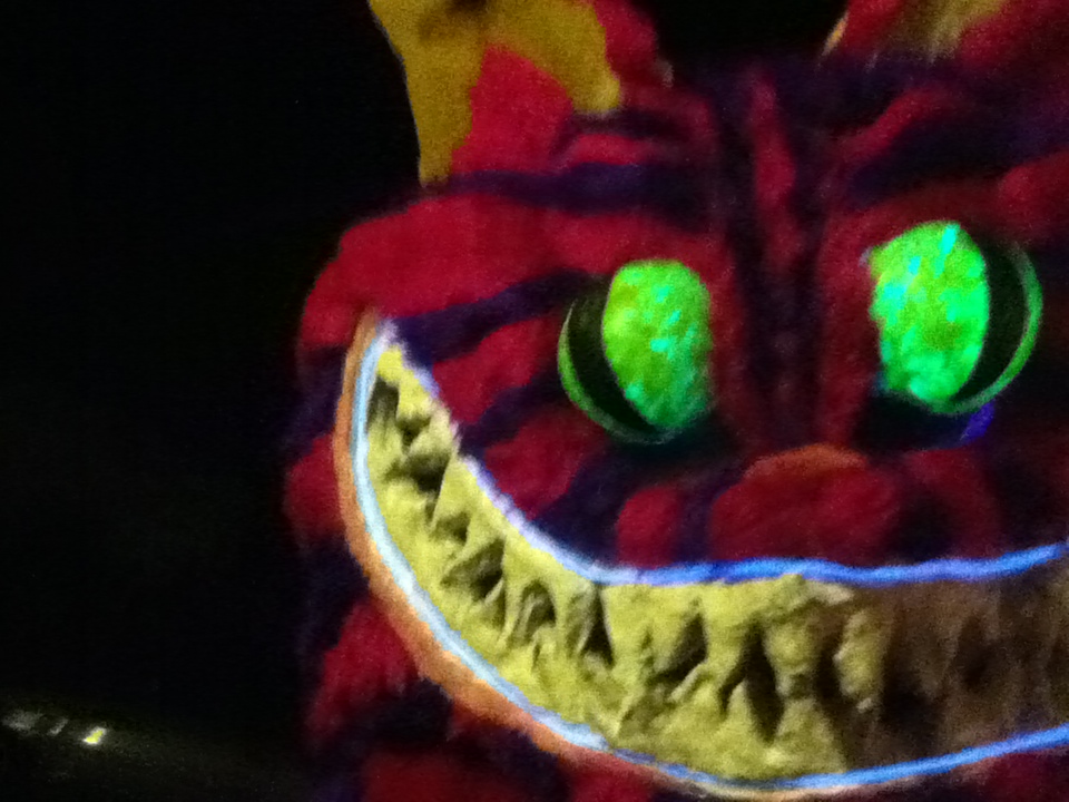 Cheshire grin