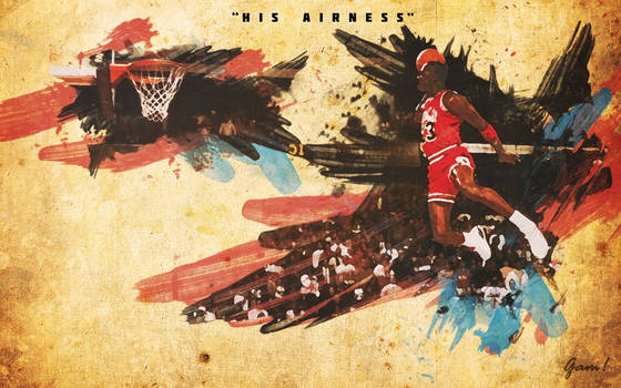 Michael Jordan Grunge Artwork