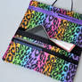 Inside Rainbow leopard wallet
