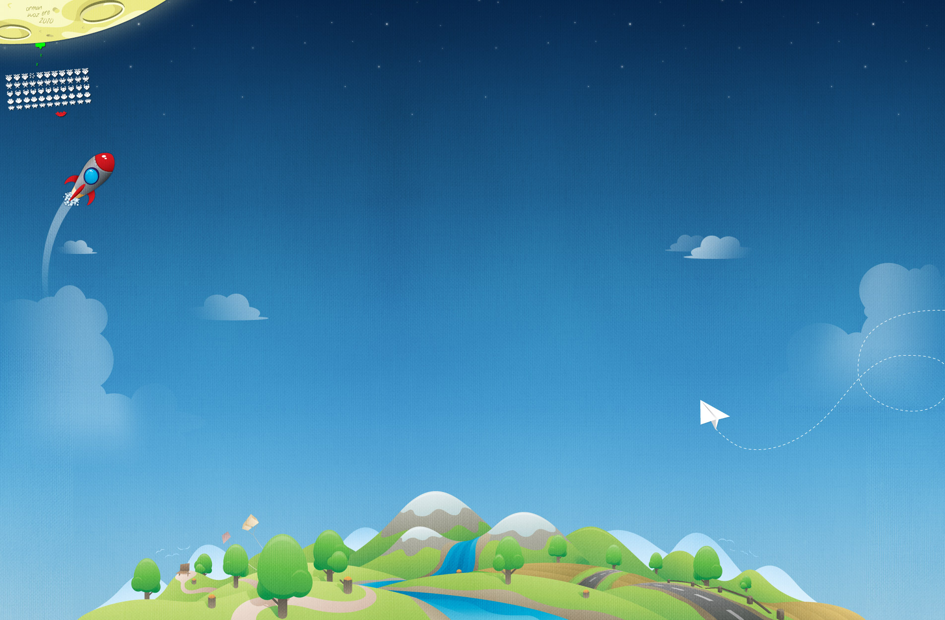 Gambar  Luar  Angkasa  Kartun  Keren  Gambar  Luar  Angkasa  Kartun  Keren