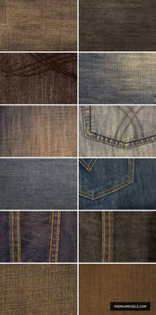 12 High-Res Denim Textures