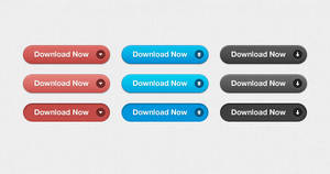 Free PSD - Download Buttons
