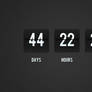 Flip Clock Countdown PSD