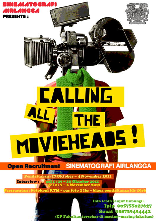 Open Recruitment Sinematografi Airlangga 2011