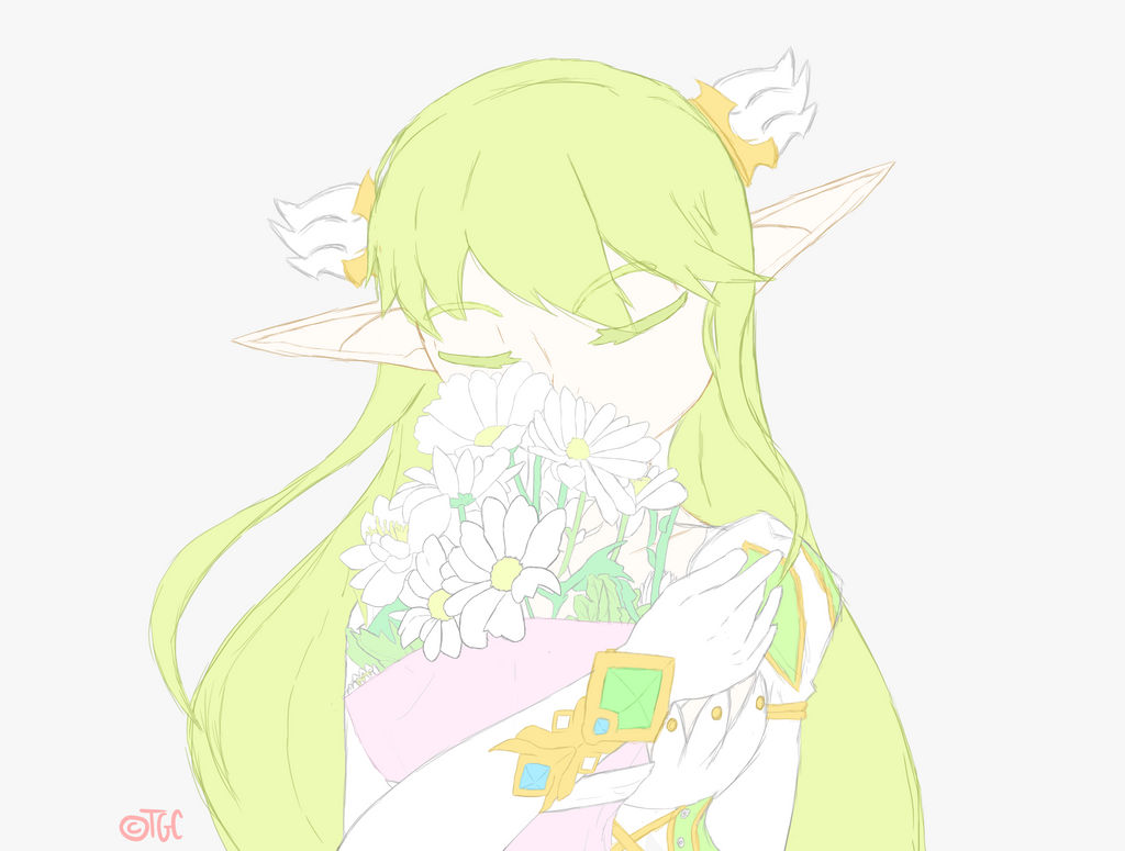 Rena - Flowers by steampandaa on DeviantArt