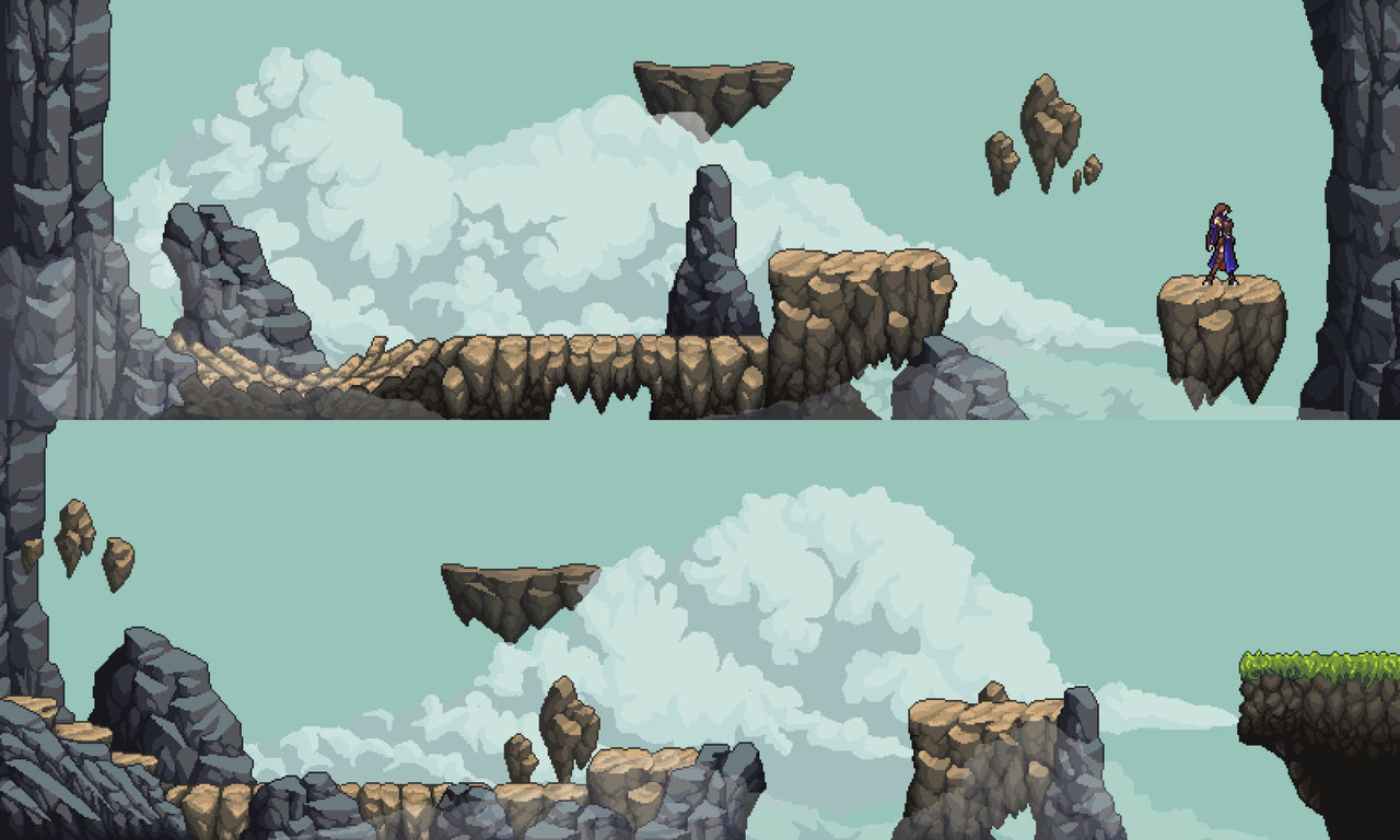 Platformer Rock Assets (Ft. Shanoa) by Enr1C0o on DeviantArt