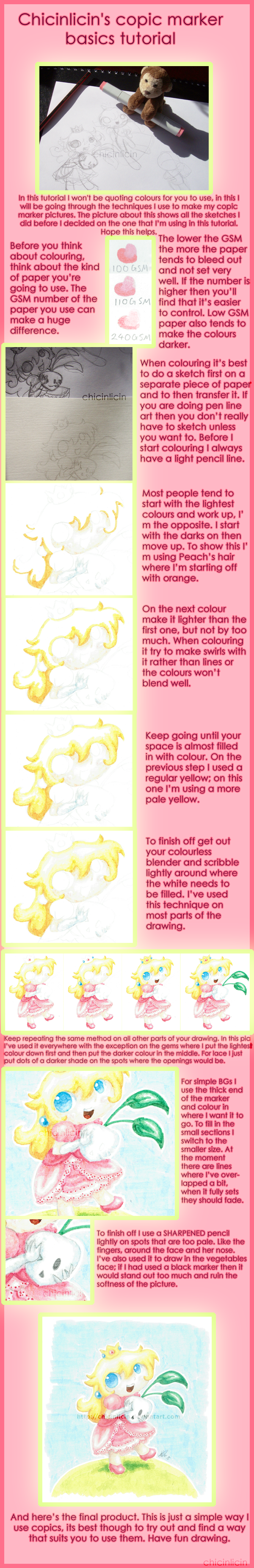 Soft Copic colouring tutorial.