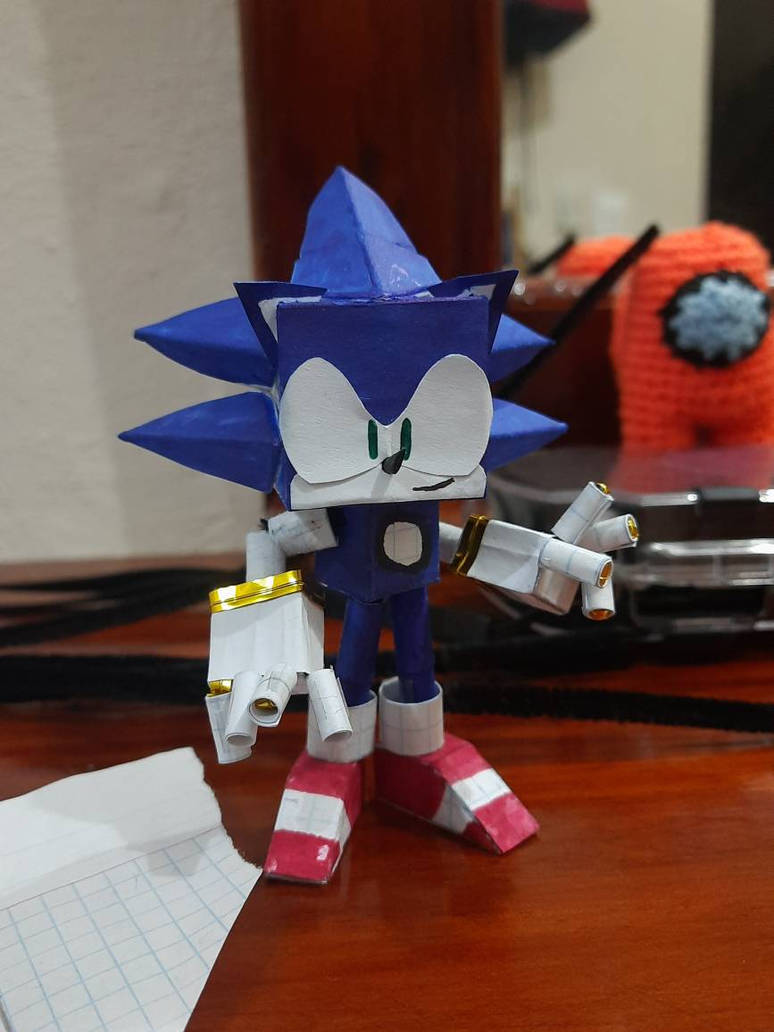 Papercraft sonic prototipo by sonex2099 on DeviantArt