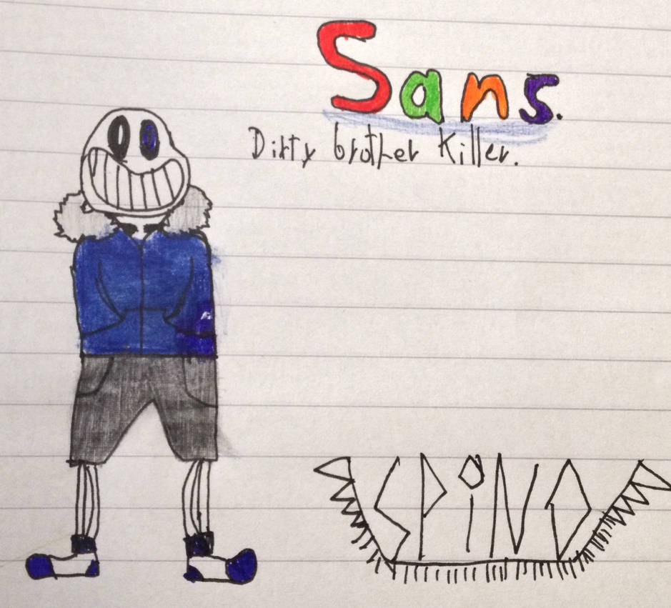 Sans (Undertale) by SpinoDrawman on DeviantArt