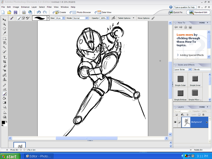 Rockman X Sketch