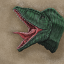Carcharodontosaurus sketch
