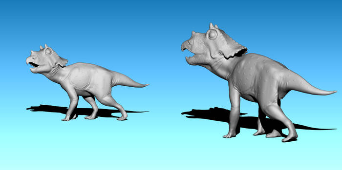 Baby Triceratops Wip 2