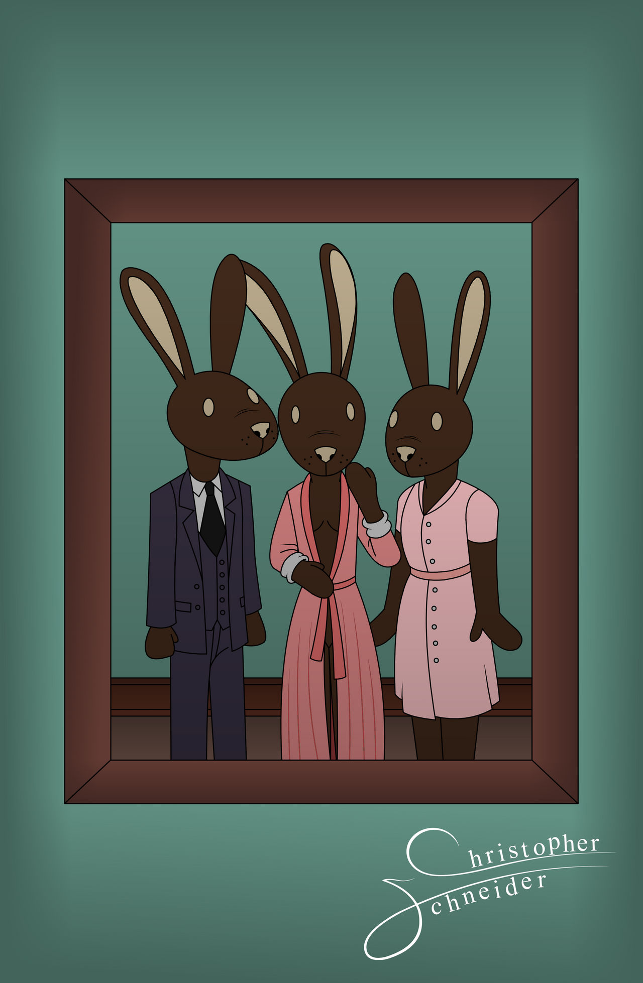 Rabbits by MrChrisSchneider on DeviantArt