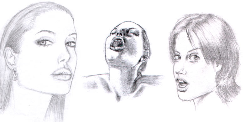 Angelina Jolie sketchportraits