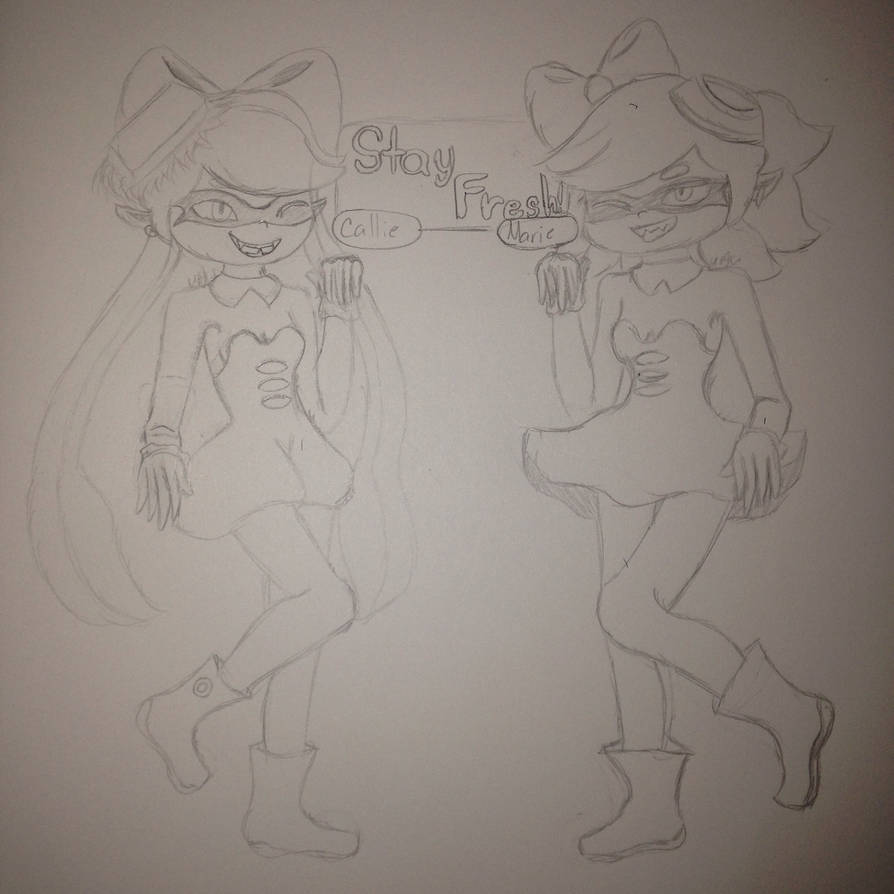 Splatoon Marie and Callie by queen-gengar on DeviantArt