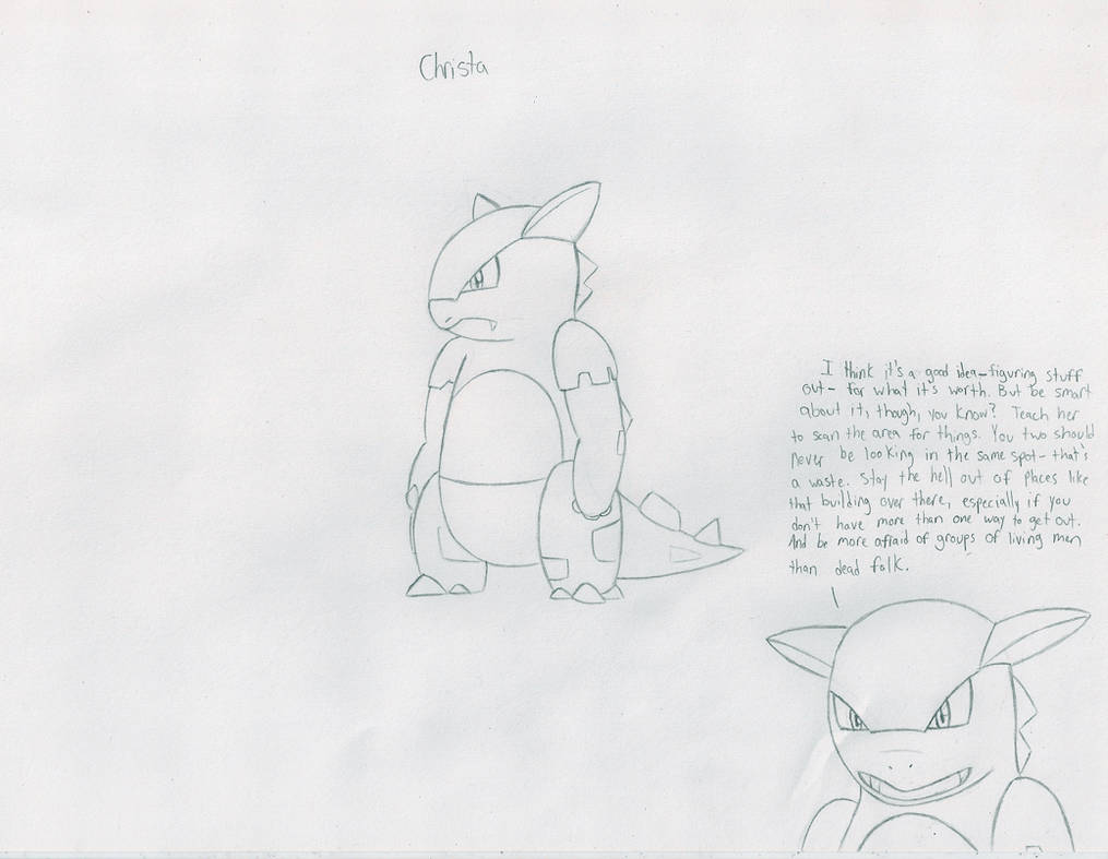 TWD Pokemon Christa by ChildofAura on DeviantArt