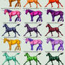 Neon Unicorn Colours