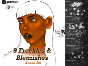 Freckle and Blemish Brushes for Procreate