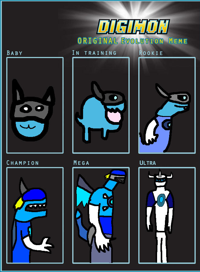 digimon Cyberdinomon's evolution meme by dmonahan9 on DeviantArt