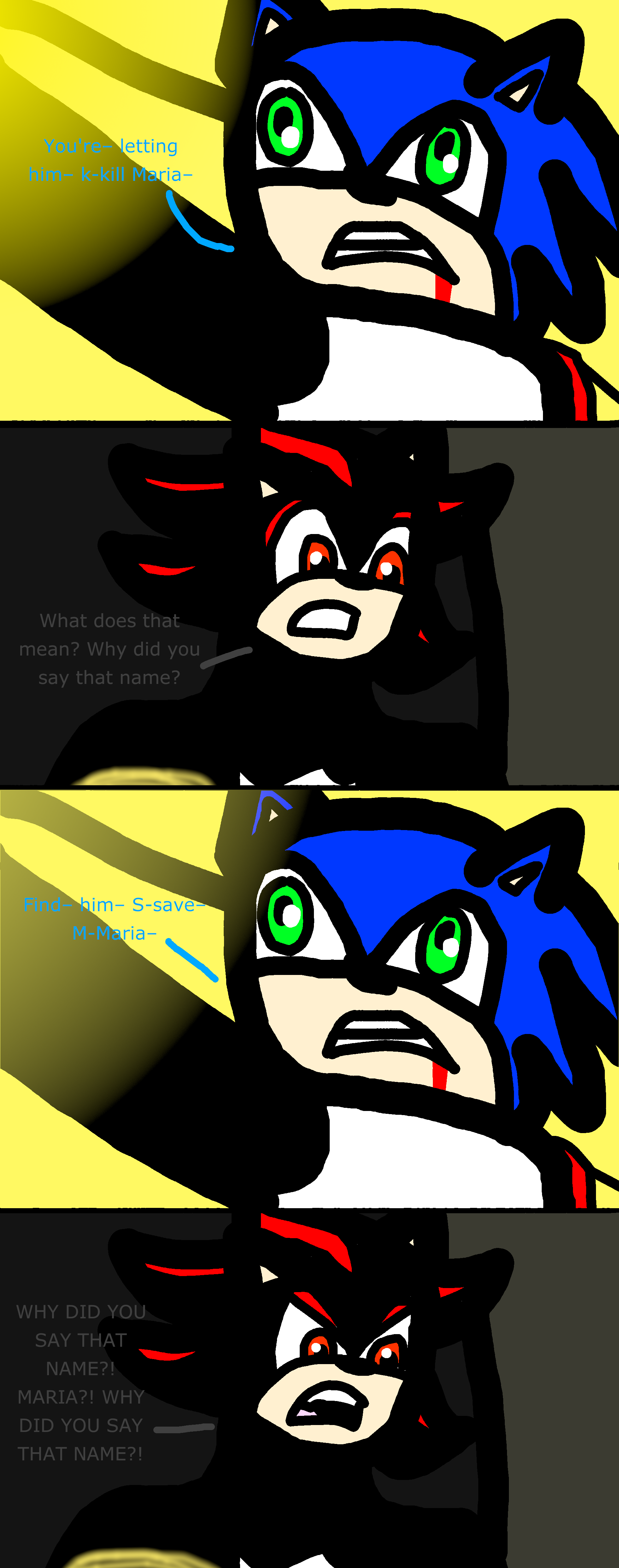 Shadow Vs Sonic Meme by 13ComicFan on DeviantArt