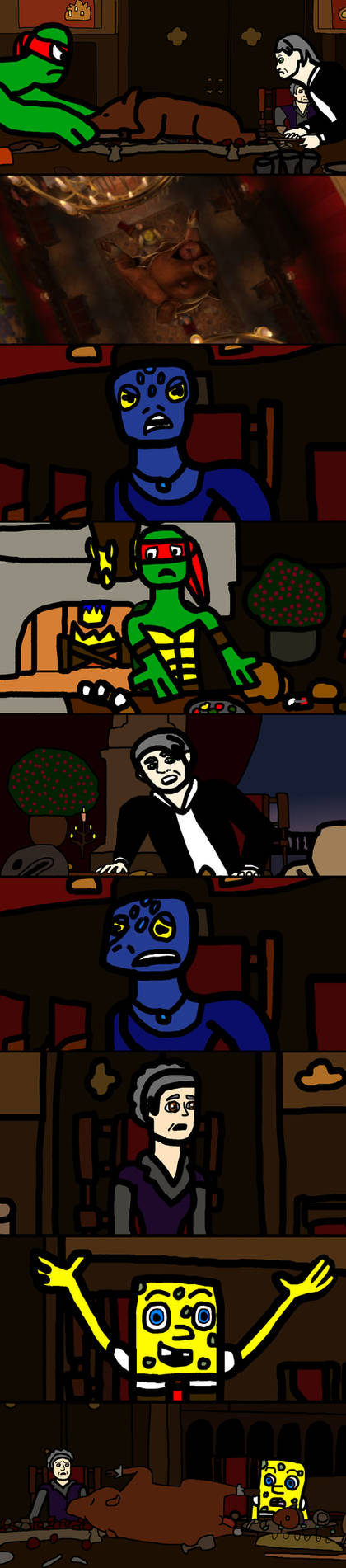Raphael 2: Calling on dinner by dmonahan9 on DeviantArt