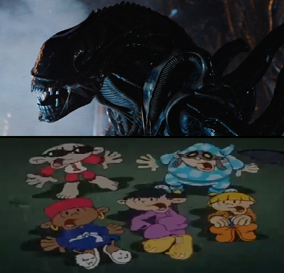 The Alien scared KND by dmonahan9 on DeviantArt
