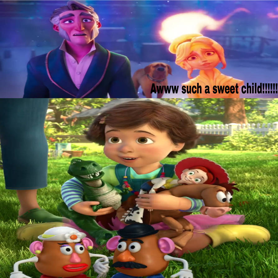 Christmas Past calls Bonnie a sweet child by dmonahan9 on DeviantArt