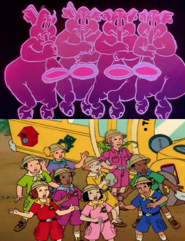 Mlp Elephant Deviantart Ms. Frizzle and her class sees the Pink Elephants by dmonahan9 on ...
