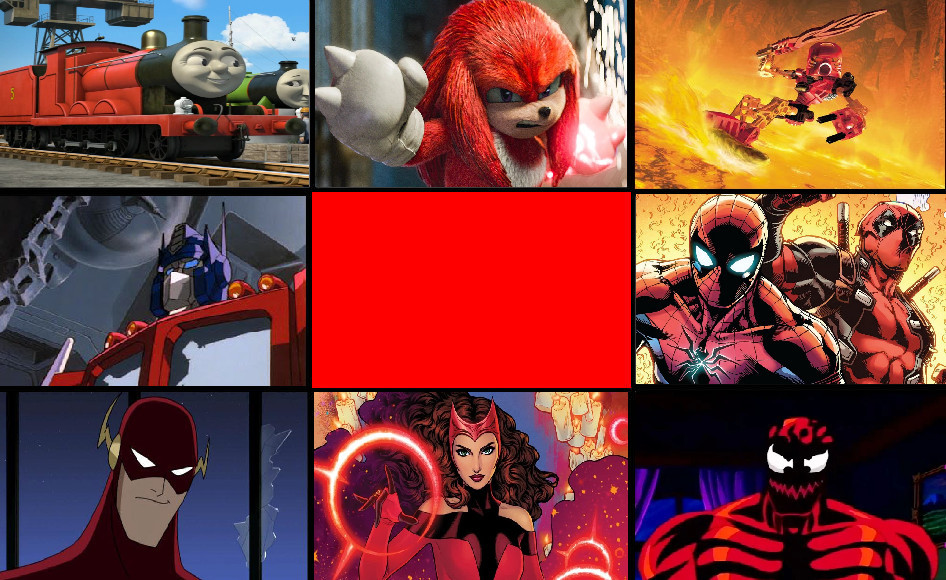 Fast Red Characters My favorite red characters by dmonahan9 on DeviantArt