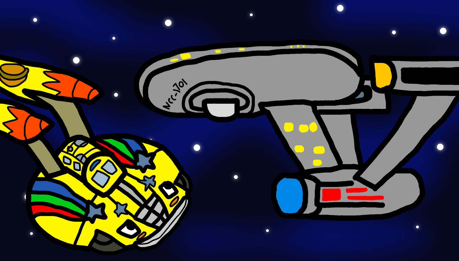 Magic School Bus meets USS Enterprise by dmonahan9 on DeviantArt