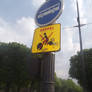 street sign.